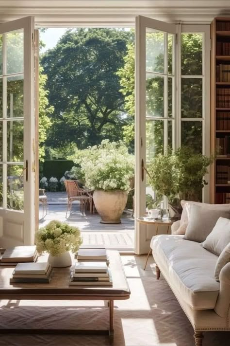 Nancy Meyers, Inspire Me Home Decor, Style Deco, Ideas Living Room, Garden Cottage, House Goals, Decor Living Room, Vintage Modern, Ideas Living