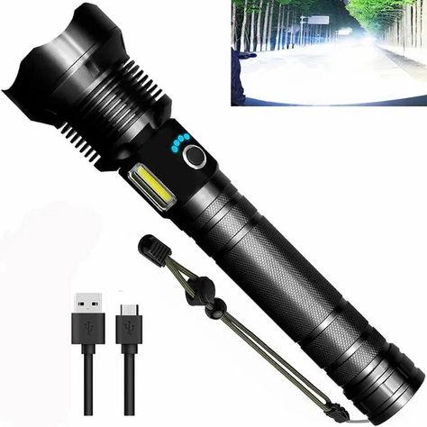 Laser Flashlight, Tactical Laser, Super Bright Flashlight, Vision Glasses, Rechargeable Flashlight, Emergency Power, Tactical Flashlight, Catalog Design, Cool Gadgets To Buy