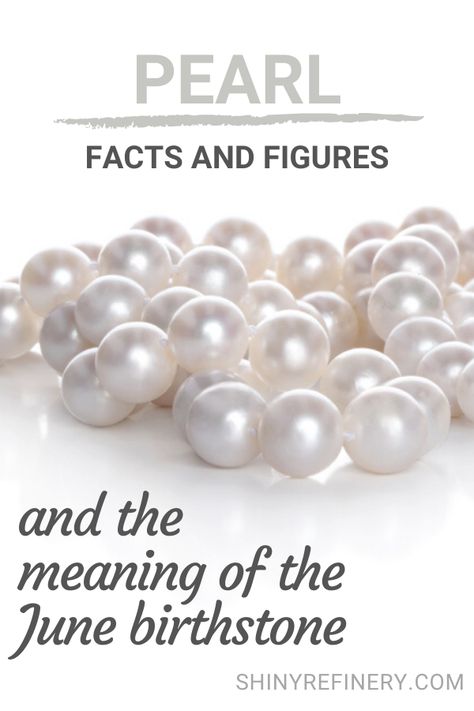 June Birthstone Meaning And Fun Facts About Pearl Gemstones, learn about pearls #pearl #pearls #junebirthstone #birthstone #pearljewelry #gemstone #gemstones Pearl Quotes, Month Symbols, Birth Month Symbols, Pearl Meaning, Birthstones Meanings, Balancing Chakras, Pearl Birthstone, Beaded Leather Wraps, Month Of June