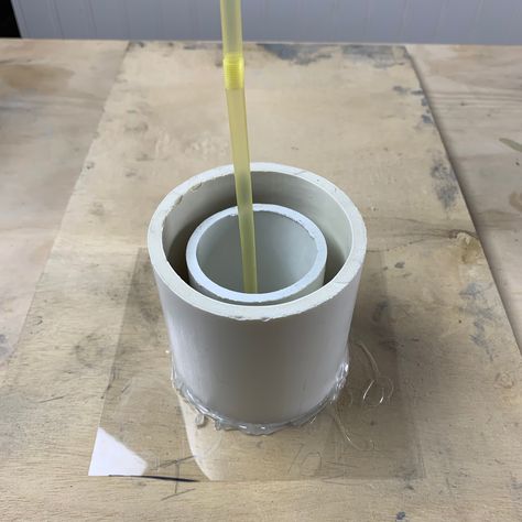 An easy tutorial for making a DIY cement planter from a silicone mold. Use PVC pipes to make the mold. Glaze the concrete planter with resin to look like pottery! #siliconemold #cementcrafts #diyconcrete #diycement #diyplanters #potteryplanter #artsyprettyplants Diy Molds For Concrete, Concrete Moulds, Make A Silicone Mold, Concrete Planter Molds, Molds For Concrete, Concrete Molds Diy, Diy Cement Planters, Cement Molds, Diy Cement