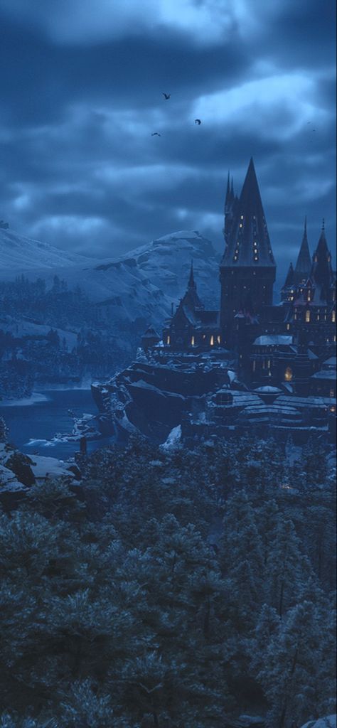 Hogwarts In Winter, Ravenclaw Aesthetic, Harry Potter Background, Images Harry Potter, Hogwarts Aesthetic, Hogwarts Castle, Slytherin Aesthetic, Harry Potter Pictures, Harry Potter Film