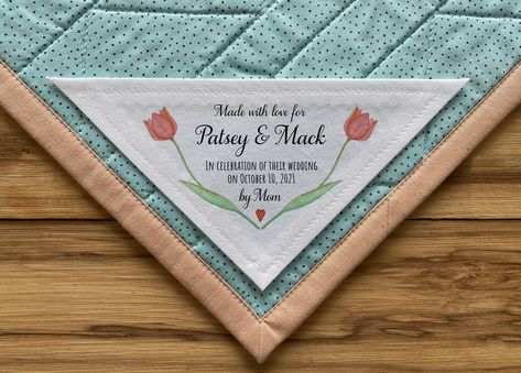 Excited to share this item from my #etsy shop: Large Triangle Quilt Label, Personalized Sewing Labels, Personalized Labels, Handmade Labels, Cut-Out Labels, Quilt Labels, wedding gifts Quilt Tags, Quilt Label Ideas, Quilting Labels, Personalized Quilt Labels, Custom Quilt Labels, Custom Fabric Labels, Handmade Labels, Round Lake, Sewing Labels