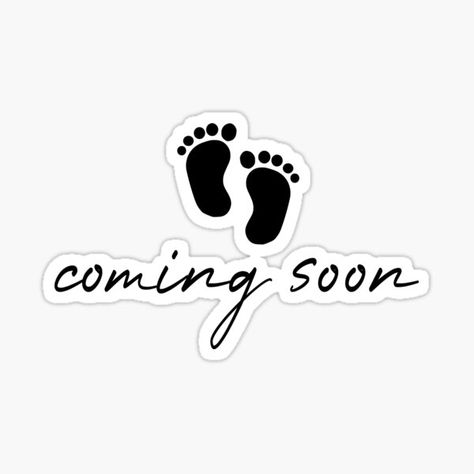 Pregnancy Stickers for Sale | Redbubble Baby Album Design, Pregnancy Surprise, Baby Photos Ideas, Pregnancy Scrapbook, Pregnancy Illustration, Baby Captions, Gifts For Pregnant Women, Baby Vision, Gender Announcements