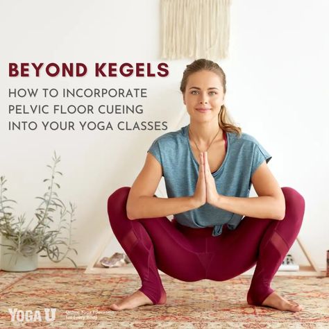 Yoga Pelvic Floor Exercises, Yoga For Pelvic Floor For Women, Pelvic Floor Exercises Strengthen For Women Over 50, Yoga Pelvic Floor, Pelvic Floor Yoga, Mula Bandha, Yoga Therapist, Health Notes, Cow Face Pose