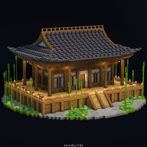 Minecraft Wooden Bridge Ideas, Minecraft Japanese Cottage, Japanese Roof Design Minecraft, Minecraft Japanese Mega Base, Japanese Bed Minecraft, Chinese Bridge Minecraft, Mincraft Idea Japan, Minecraft Daycare Build, Asian Style Minecraft House