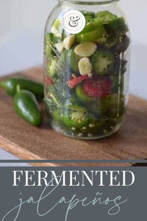 Preserve Jalapenos, Fermented Jalapeños, Fermented Jalapenos, Pepper Garden, Fermented Vegetables Recipes, Fermented Recipes, Crock Meals, Jalapeño Peppers, Fermented Veggies