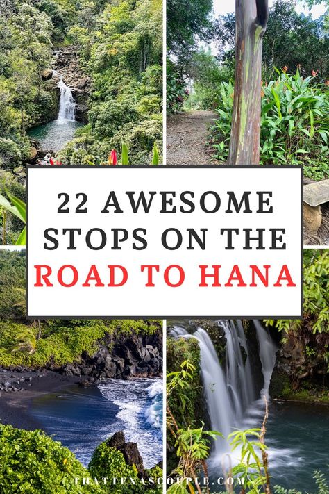 Maui's Road to Hana is an incredible adventure that should be on everyone's bucket list! This post outlines some of the best stops on the Road to Hana to ensure that you don't miss a thing!rnrnMaui | Hawaii | Hawaii vacation | Road to Hana stops | things to do in Maui | Road to Hana Maui | Road to Hana Itinerary | Road to Hana Photos | Road to Hana Maui Hawaii | Road to Hana guide | things to do in Maui Hawaii | things to do in Maui couple | Maui Hawaii top 10 things to do | Maui vacation Road To Hana Stops, Road To Hana Maui, Hana Maui Hawaii, Hana Hawaii, Maui Travel Guide, Hawaii Trip Planning, Hawaii Vacation Tips, Things To Do In Maui, Hawaii Itinerary