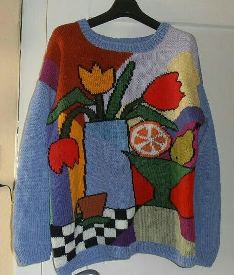 Cute Sweaters, Mode Vintage, Knitting Inspiration, Dream Clothes, Ugly Sweater, Crochet Clothes, Aesthetic Clothes, Pretty Outfits, Baby Fashion