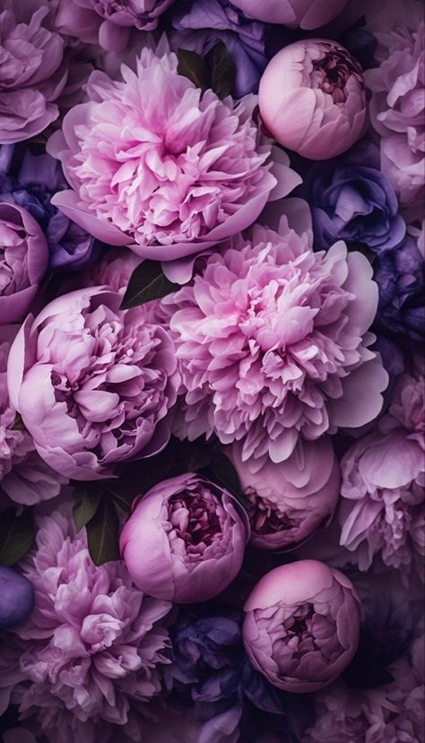 Phone Wallpaper Pastel, Peony Wallpaper, Purple Peonies, Lovely Flowers Wallpaper, Flower Iphone Wallpaper, Wallpaper Pastel, Beautiful Bouquet Of Flowers, Flower Phone Wallpaper, Pretty Wallpapers Backgrounds