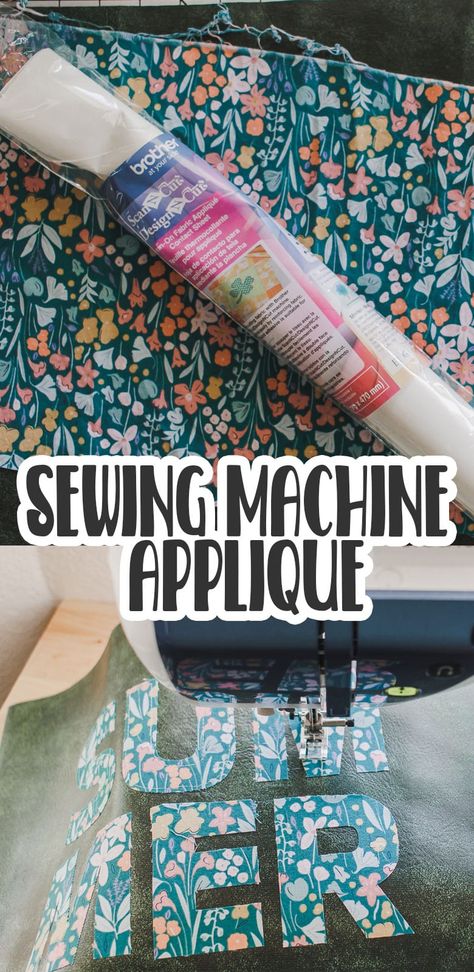 Sewing Words On Fabric, How To Make Fabric Appliques, Applique Sewing Machine, Applique Stitches Machine, How To Monogram With Sewing Machine, Sewing Machine Decorative Stitches, How To Make An Applique Patch, How To Make An Applique, Applique With Sewing Machine