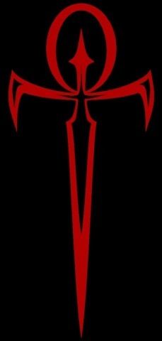 Vampiric Ankh (Upper Left Arm - Done) Vampire Ankh Tattoo, Vampire Symbol Tattoo, Ankh Artwork, Ankh Drawing, Ankh Wallpaper, Vampire Skirt, Vampire Tattoo Ideas, Ankh Art, Vampire Symbols