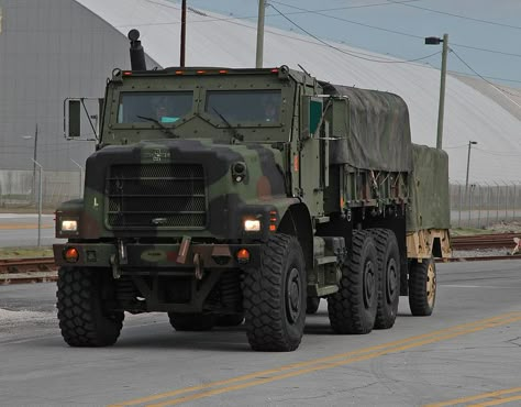 Marine Corps AMK23 Cargo Truck with M105A2 Cargo Trailer Oshkosh Truck, Alvis Stalwart, Tactical Vehicle, 6x6 Truck, Cargo Truck, Bug Out Vehicle, Expedition Truck, Army Truck, Old Pickup Trucks