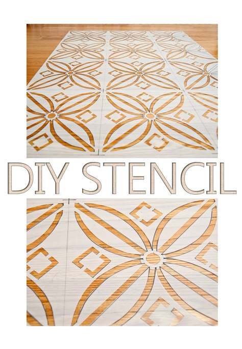 Salvaged Inspirations | How To Make a DIY Stencil ... No Costly Gadgets Required! Pola Stensil, Diy Stencil Patterns, Homemade Stamps, Salvaged Inspirations, Stencils Tutorials, Diy Stencils, Diy Stencil, Stencil Decor, Motif Art Deco