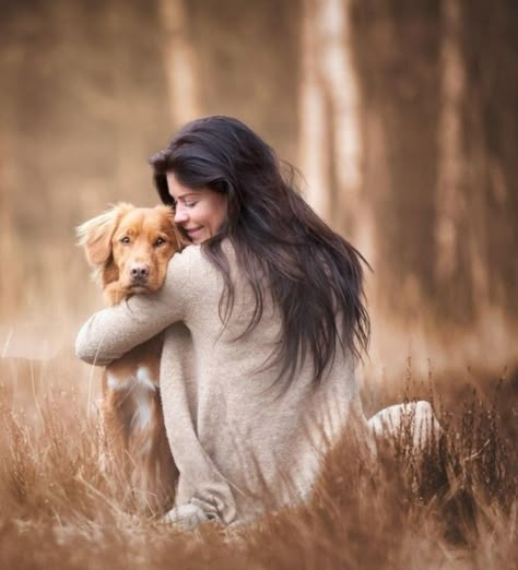 Dog And Human Fall Photos, Human And Dog Photography, Lady And Dog Photography, Fall Puppy Picture Ideas, Doggie Photoshoot Ideas, Old Dog Photoshoot Ideas, How To Pose With Dogs For Pictures, Cute Pictures With Your Dog, Dog And Mom Pictures