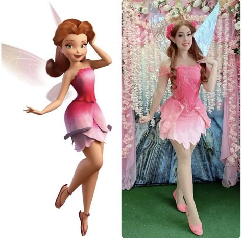 Big Gowns, Red Head Halloween Costumes, Tinkerbell Cosplay, Tinker Bell Cosplay, Tinkerbell Wings, Tinkerbell Costume, Tinker Bell Costume, Classy Halloween Costumes, Fairy Cosplay