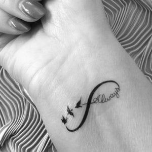 61 Impressive Infinity Wrist Tattoos