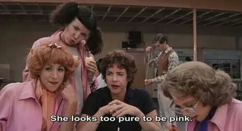 Pink ladies ♡Frenchie♡ Grease Quotes, Grease 1978, Grease Is The Word, Grease Movie, Marina And The Diamonds, Film Quotes, Pink Lady, Tv Quotes, Iconic Movies