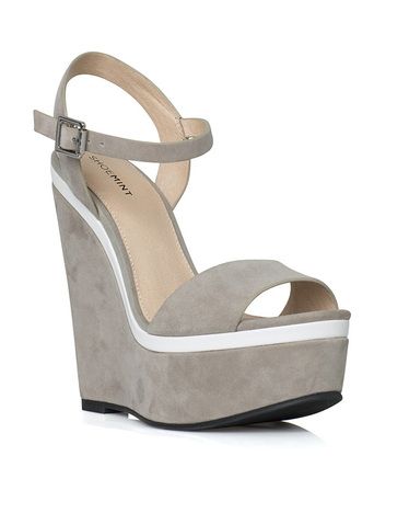 Mirren by ShoeMint.com, $64.99 Grey Wedges, Dove Grey, Ladies Handbags, Shoe Closet, Crazy Shoes, Shoe Obsession, Pretty Shoes, Shoe Lover, Platform Wedges