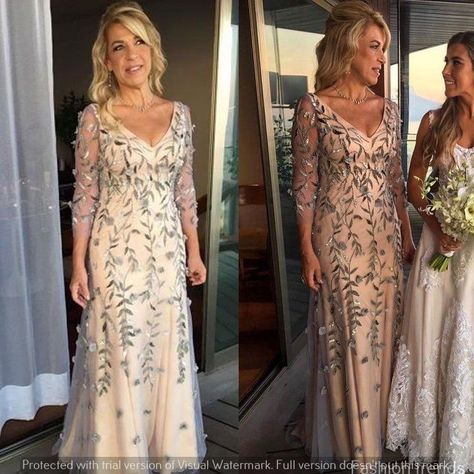 fashion trends | fashion 2024 | fashion ideas | Perfect for a Chic Wedding Bride Dresses With Sleeves, Prom Dresses Sequin, Sleeve Prom Dresses, Boho Mother, Mom Dresses, Mob Dress, Mother Of Bride Outfits, Mother Of The Bride Dresses Long, Dresses Sequin