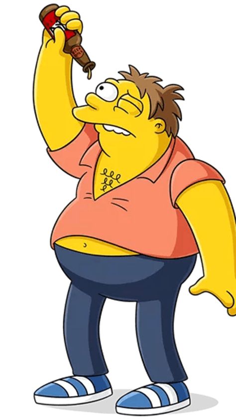 The Simpsons Drunk Barney Gumble with an Empty BEER Bottle Sticker. Cartoon Simpsons, Chief Wiggum, Life Size Cardboard Cutout, Beer Cartoon, Simpsons Party, Simpson Tv, Simpsons Tattoo, Iphone Cartoon, Die Simpsons