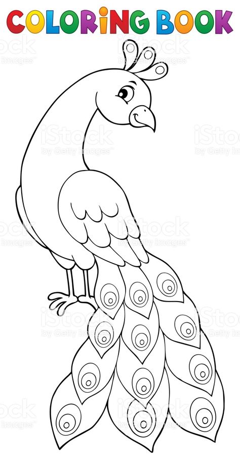 Picoke Bird, Peacock Drawing Simple, Peacock Coloring Pages, Peacock Drawing, Flower Pattern Drawing, Free Kids Coloring Pages, Afrique Art, Pencil Sketch Images