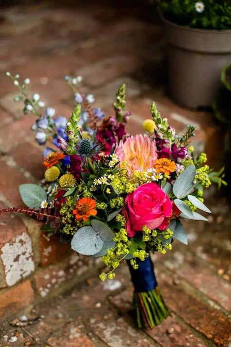 Bouquet Flowers Bride Bridal Ponk Rose Dahlia Colourful Eucalyptus Travel Theme Wedding Livvy Hukins Photography #weddingbouquet #weddingflowers #wedding June Wildflower Wedding, September Bouquet Wedding, Bright Wedding Bouquet, Ceremonial Wedding, Wildflower Bridal Bouquets, Wildflower Wedding Theme, Colorful Bridal Bouquet, Small Wedding Bouquets, Colorful Wedding Bouquet