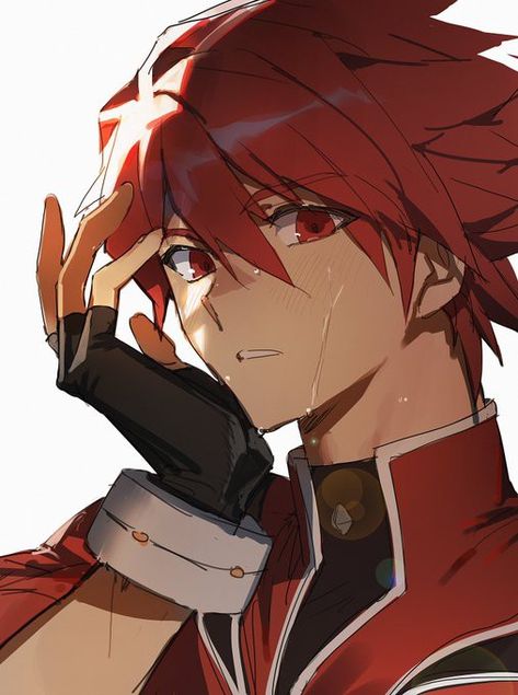 Red Hair Oc Male, Elsword Knight Emperor, Knight Emperor, Anime Powers, Elsword Game, Elsword Anime, Action Poses Drawing, Grand Chase, Rpg Map