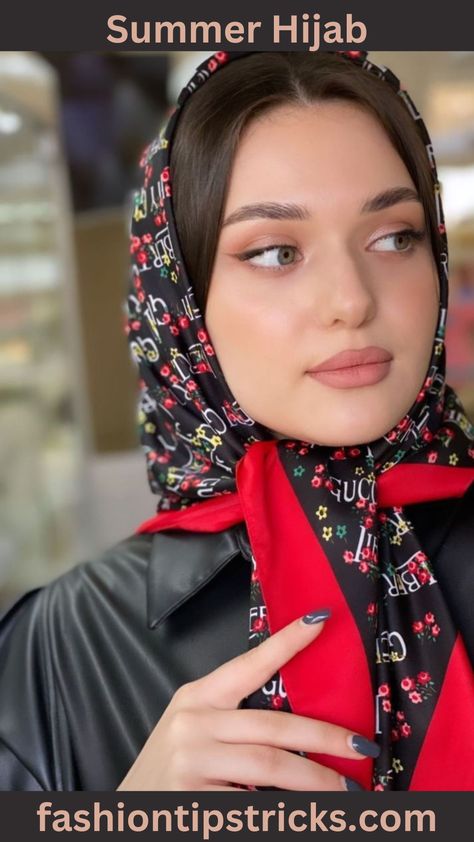 Russian Outfits, No Dp, Best Instagram Feeds, Girls Muslim, Classy Summer Outfits, Silk Scarf Style, Silk Headscarf, Color Combinations For Clothes, Head Scarf Styles