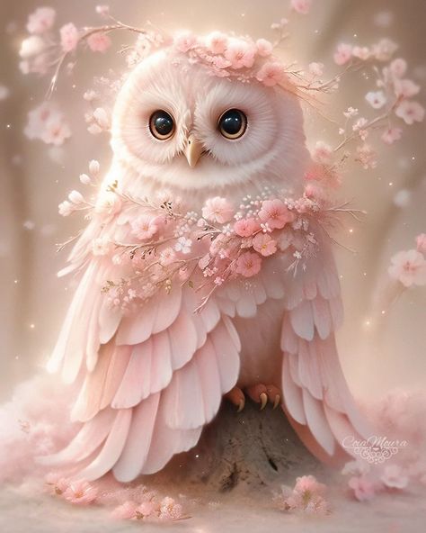 Coia Moura | Sweet Owls #asthetic #naturemagic #morningbliss #rainymoments #autumnfeels #magicinature #dewdrops #naturelovers  #followthejourney… | Instagram Cute Owl Art, Cute Pictures To Draw, Three Animals, Owl Cute, Cute Owls Wallpaper, Cartoon Trees, Mythical Creatures Fantasy, Owl Wallpaper, Fantasy Animals