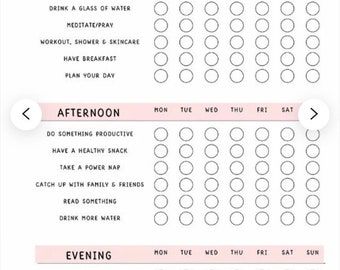 Self Care Worksheets, Daily Routine Planner, Bullet Journal Mood Tracker Ideas, Self Care Bullet Journal, Bullet Journal Mood, Routine Planner, Therapy Worksheets, Journal Writing Prompts, Daily Planner Template