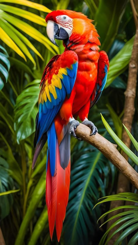 Parrots Photography, Scarlett Macaw, Parrot Portrait, Amazon Birds, Macaw Art, Eclectus Parrot, Beautiful Parrots, Macaw Bird, Parrot Wallpaper