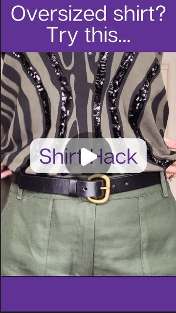 How To Make Long Shirts Look Shorter, Fashion Hacks Clothes T-shirts & Tank Tops, Make T Shirt Smaller, How To Fix Shirts That Are Too Long, Long T Shirt Hacks, Oversized T Shirt Hacks, Diy Long Sleeve Shirt Refashion, T Shirt Sleeve Hacks, Make A Shirt Smaller