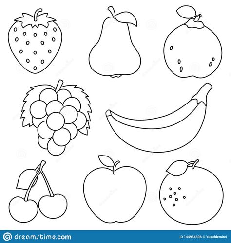 Vegetable Coloring Pages, Outline Images, Fruit Coloring Pages, Coloring Tutorial, Outline Drawings, Drawing Images, Black And White Drawing, Graphic Design Services, Coloring Book Pages