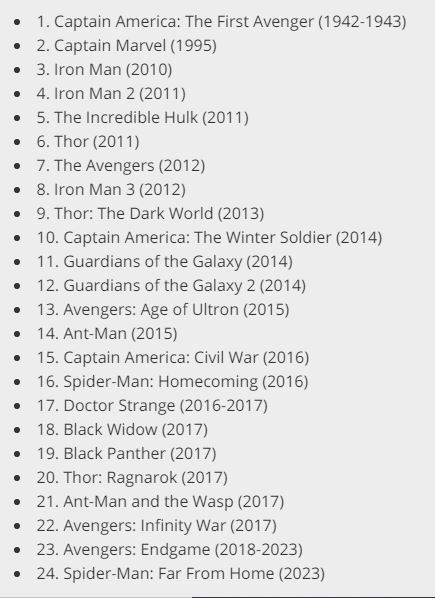 Mcu Chronological Order, Marvel Chronological Order, Marvel Order, Marvel Movies List, All Marvel Movies, Marvel Movies In Order, Top Movies To Watch, Movie Hacks, Avengers Film