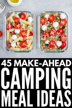 Cold Food For Camping, Camping Easy Food Ideas, Healthy Food For Camping, Camping Dinner Ideas Make Ahead, Easy Camping Dinner Ideas Make Ahead, Camping Food Ideas For Large Group, Easy Prep Camping Meals, Best Camping Meals Make Ahead, Camper Lunch Ideas