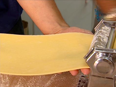 Ravioli Dough recipe from Tyler Florence via Food Network Ravioli Dough Recipe, Ravioli Dough, Florence Food, Pasta Dough Recipes, Pasta Food Recipes, Tyler Florence, Homemade Ravioli, Pasta Making, Ravioli Recipe