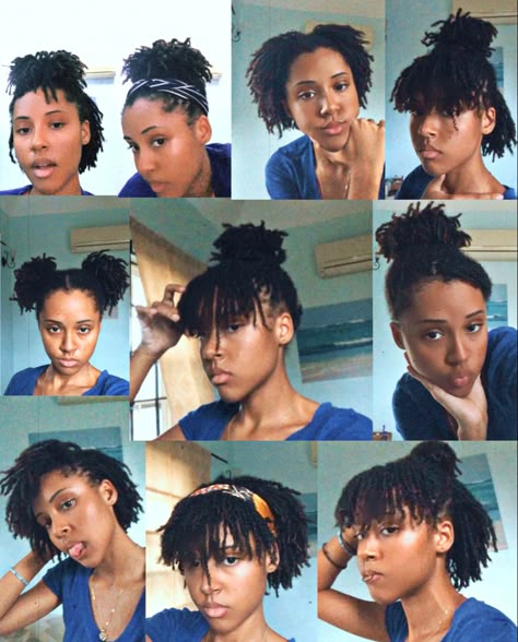 Twist And Lock Hairstyles, Mini Twists Styling, Lock And Twist Natural Hair, Micro Twists Natural Hair Styles, Micro Braids Styles Natural Hair, Twist With Short Natural Hair, Easy Styles For Short Locs, Sister Locs Short Hairstyles, Natural Hair Mini Twist Styles