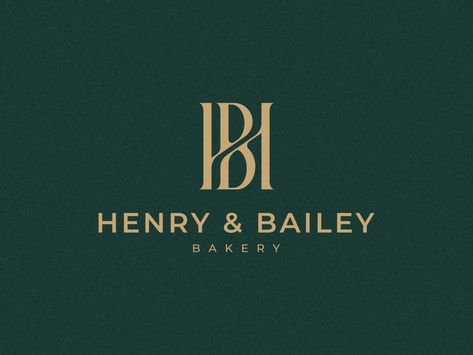 Mens Jewelry Logo, H And B Logo, B And H Logo, Bh Monogram Logo, Luxury Monogram Logo, Luxury Hotel Logo Design, Luxury Logo Branding, Hotel Logos Ideas, Luxury Bakery Logo