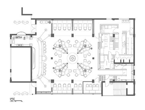 Halation Bistro/Lounge | RooMoo | ArchiDiaries Restaurant Interior Design Plan, Restaurant Floor Plan Design, Lobby Lounge Design, Hotel Lobby Lounge, Restaurant Floor Plan, Gaming Lounge, Restaurant Plan, Hotel Plan, Hotel Lounge