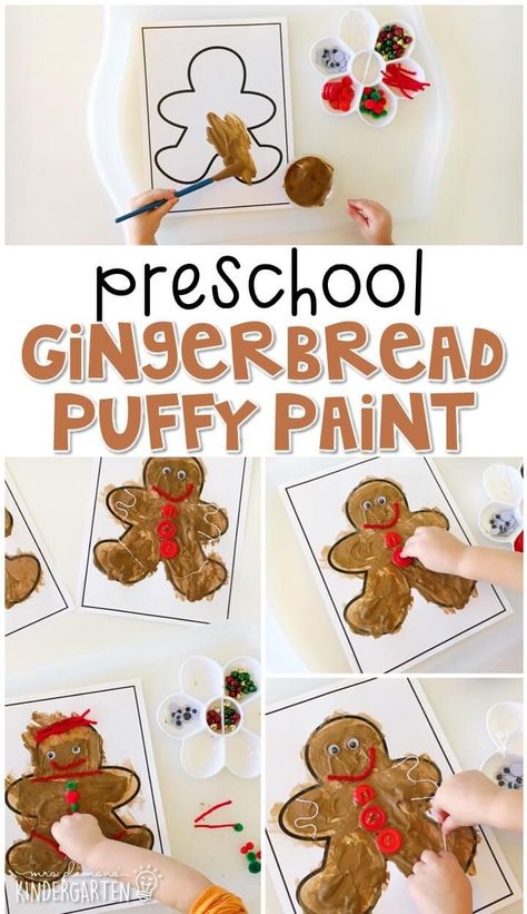 Gingerbread Activities Preschool, Gingerbread Man Preschool, Preschool Gingerbread, Gingerbread Man Crafts, Gingerbread Man Activities, Gingerbread Activities, Preschool Christmas Activities, Make A Gingerbread House, December Crafts