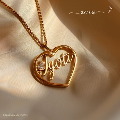 This is for anyone who wants to shout their love from the rooftops (or at least their neckline). Get your name on it, your significant other's initials, or maybe even a cheesy nickname you both secretly love. We won't judge! Because let's face it, love deserves to be celebrated, and this pendant is the perfect way to do it. Who needs Cupid's arrow when you've got a heart of gold? ✨ Engagement Rings Couple, Fancy Jewelry Necklace, Gold Chain Design, Cupids Arrow, Chain Design, Fancy Jewelry, Rooftops, Initial Pendant, Couple Rings