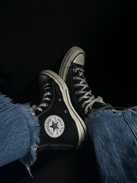 Converse Shoes Aesthetic Black, Aesthetic Black And Blue, Blue Converse Aesthetic, Shoes Aesthetic Black, Converse Shoes Aesthetic, Converse Aesthetic, Shoes Aesthetic, Blue Converse, Black Converse