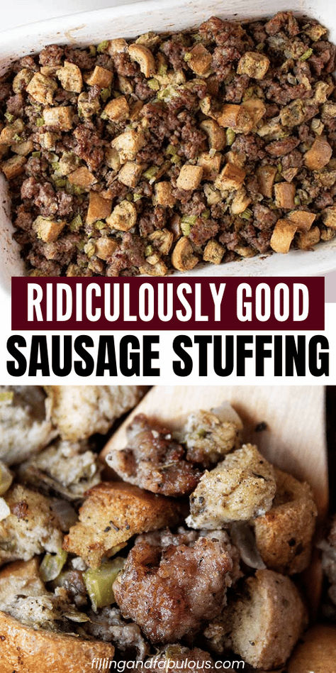 Gluten Free Sausage Stuffing Recipes, Sage Sausage Stuffing Jimmy Dean, Stuffing With Jimmy Dean Sausage, Smoked Stuffing Recipes, The Best Sausage Stuffing, Home Made Sausage Stuffing, Crockpot Sausage Stuffing Recipes, Best Thanksgiving Stuffing With Sausage, Homemade Sausage Stuffing Recipe