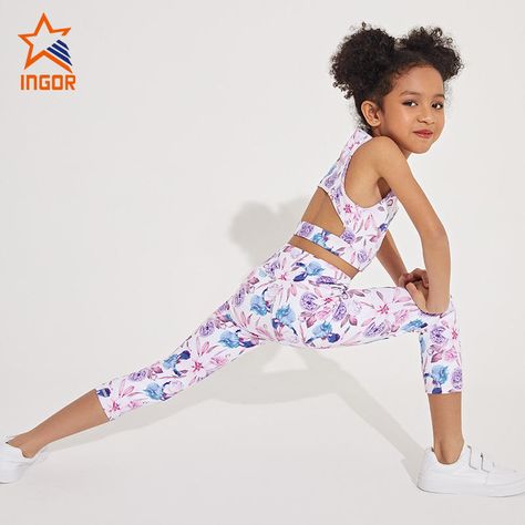 Ingorsports Kids Sportswear Set Gym Wear Set Kids Sweatsuits Jogging Suits Yoga Sets Sportswear ● Designed to offer breathable, comfort, and style all in one, the customized sports kids activewear is sure to become your go-to sports activewear apparel. #yogasuit #yogawear #activewear #kidsactivewear #sportsapparel #fitnessclothes #sportswear Ella Jane, Activewear Photoshoot, Clothes Details, Jogging Suits, Sportswear Design, Kids Sportswear, Kids Activewear, Kids Athletic, Yoga Suit