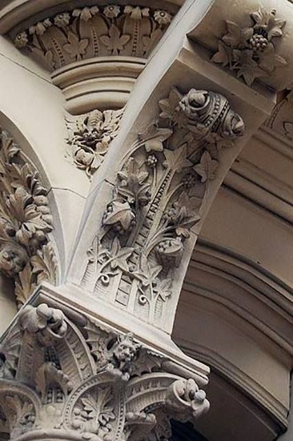 Architectural Details ~ University of Manchester, England #art Neoclassical Ceiling, Gothic Architecture Interior, Victorian Architecture Interior, Victorian Details, Architecture Victorian, Architecture University, England Architecture, Manchester University, Architecture Antique