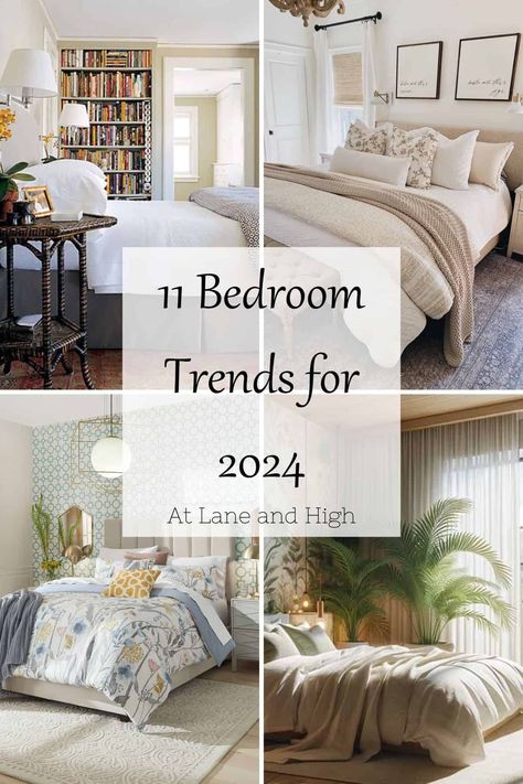 I am all about a cozy bedroom where you want to snuggle in and get a really good nights sleep, or a fabulous nap! I want to explore what is hot and new in bedroom trends for 2024 to give you that updated look and cozy feel. Trending Bedroom Decor, Simple Main Bedroom Ideas, Bedroom Inspirations Master Cozy Colorful, Long Wall Bedroom Decorating Ideas, How To Decorate Master Bedrooms, Small Bedroom Flooring Ideas, Bedrooms 2024 Trends, How To Style Bedroom, Long Wall In Bedroom