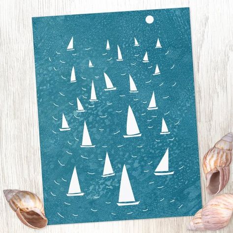 $1.45 | Sailing Boat Seascape #sailing, boat race, regatta, nautical, ocean, yacht, sailboat, teal green Sailing Poster, Best Yachts, Boat Illustration, Seascapes Art, Digital Art Graphic Design, Nautical Crafts, Whimsical Animals, Seascape Wall Art, Flowers Abstract