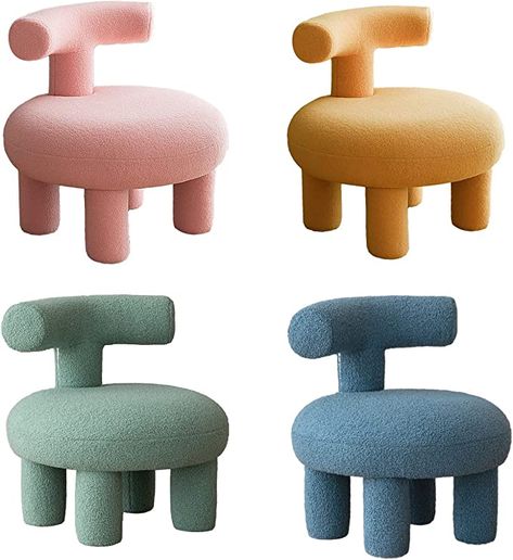 Amazon.com: LUGSHIREE Animal Sheep Ottoman Pouf Chair , Cute Small Upholstered Tufted Foot Stool Ottoman for Adults and Kids,Living Room Bedroom Home Decor(White) : Home & Kitchen Kids Pouf Seating, Cool Ottomans, Sheep Ottoman, Cute Ottoman, Designer Ottoman, Chair For Kids Room, Kids Chair Design, Kids Room Chair, Fun Chairs