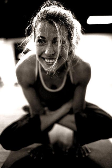 Photo On The Ground, A Woman, Yoga