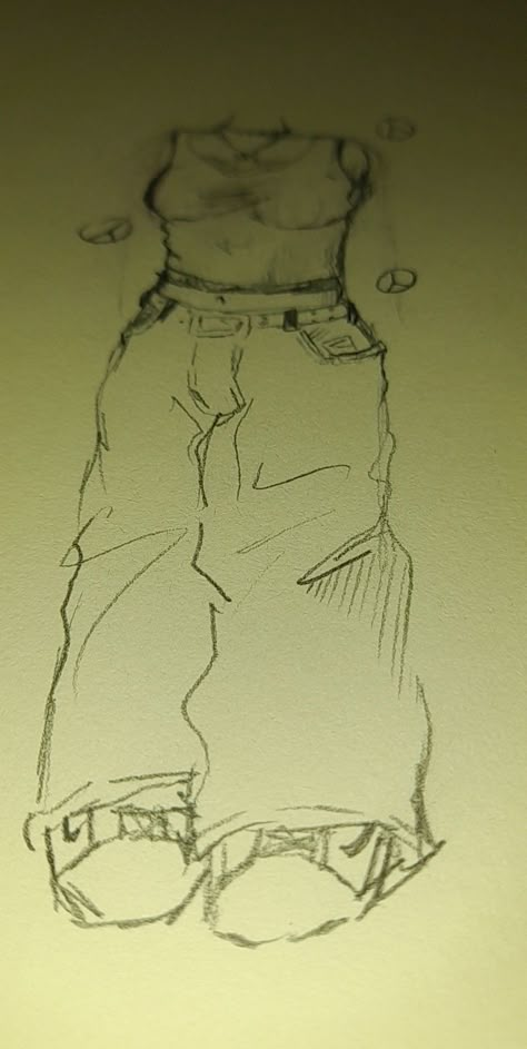 Baggy Pants Drawing Tutorial, Graffiti Style Art People, Cartoon Pants Drawing, How To Draw Baggy Pants Tutorial, How To Draw Pants Tutorial, How To Draw Baggy Clothes, Pants Tutorial Drawing, Baggy Drawing, How To Draw Baggy Pants